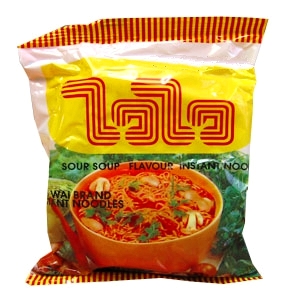 WAI WAI noodles gusto tom yum shrimp - 3 buste da 60 g.